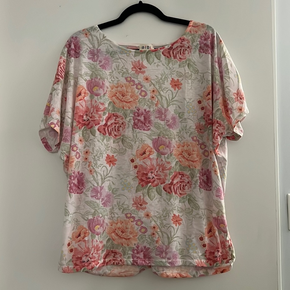 Floral dolman t shirt